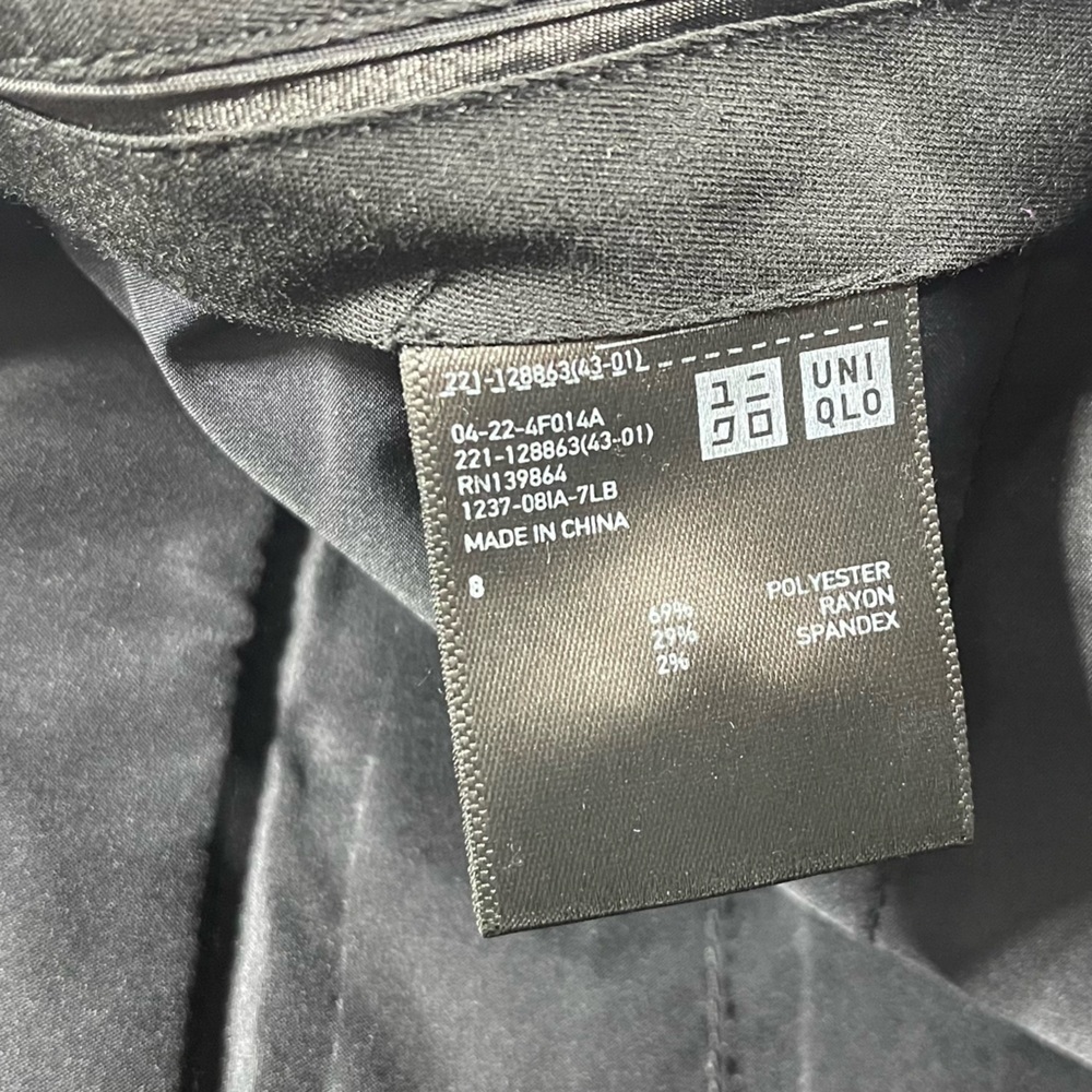 UNIQLO Dark Gray Dress Pants Women's Size 8 - Picture 12 of 13